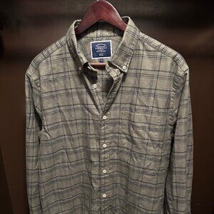 Charles Tyrwhitt | Non-Iron Twill Grid Check Shirt | Large | Slim | Green